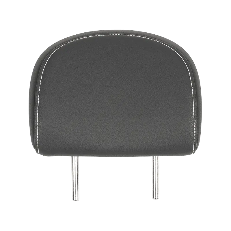 Ensemble d'appui-tête ergonomique central arrière de voiture de tourisme avec coutures contrastées