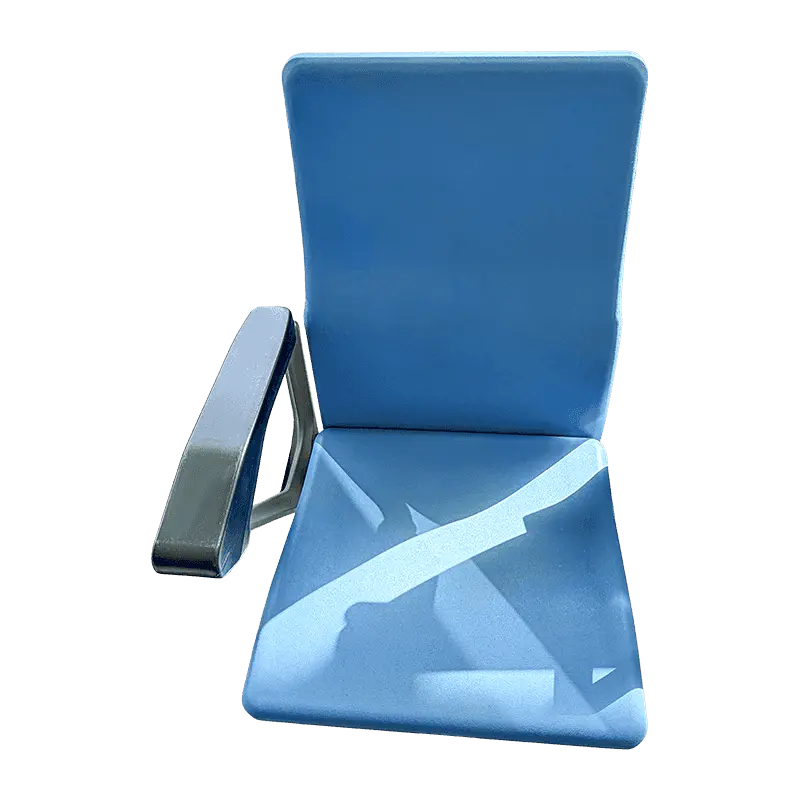 Chaise d'attente d'hôpital médical avec porte-gobelet intégré