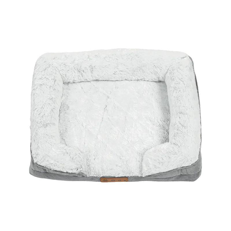 Coussin de lit orthopédique en mousse à mémoire de forme pour animaux de compagnie